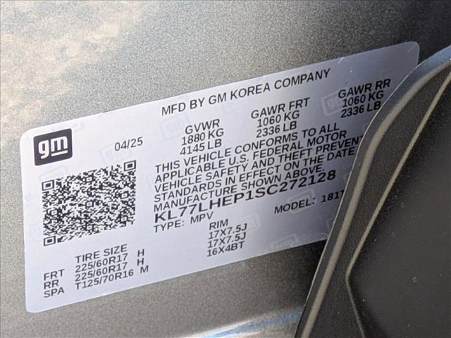 new 2025 Chevrolet Trax car, priced at $23,095