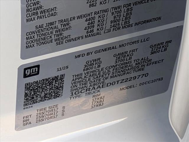 new 2026 Chevrolet Silverado 1500 car, priced at $36,482