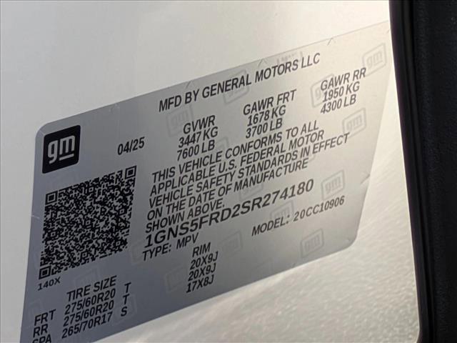 new 2025 Chevrolet Suburban car, priced at $73,989