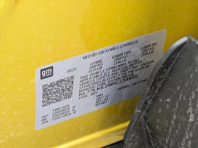 used 2024 Chevrolet Trax car, priced at $23,612
