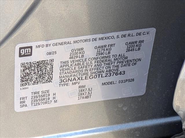 new 2026 Chevrolet Equinox car, priced at $33,316