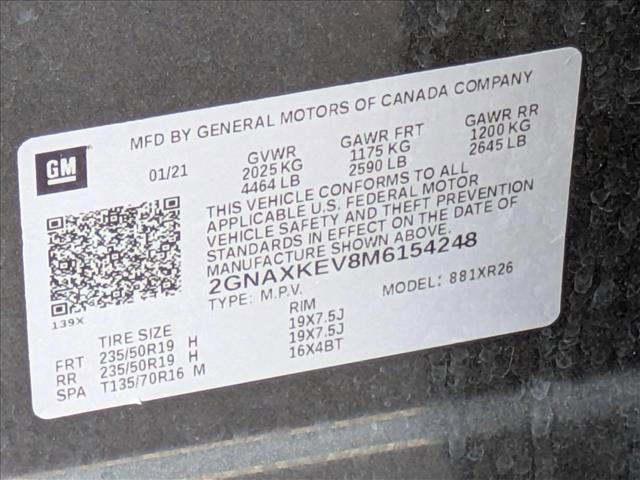 used 2021 Chevrolet Equinox car, priced at $16,833