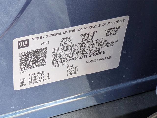 new 2026 Chevrolet Equinox car, priced at $28,106