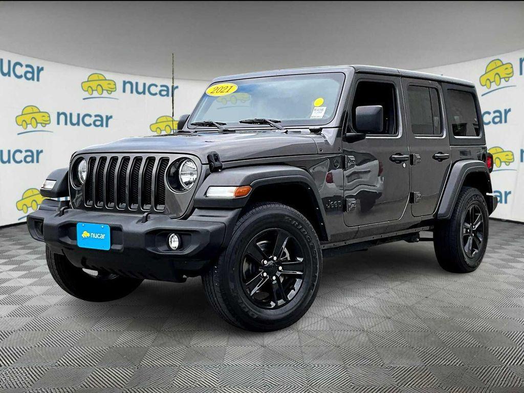 used 2021 Jeep Wrangler Unlimited car, priced at $34,111