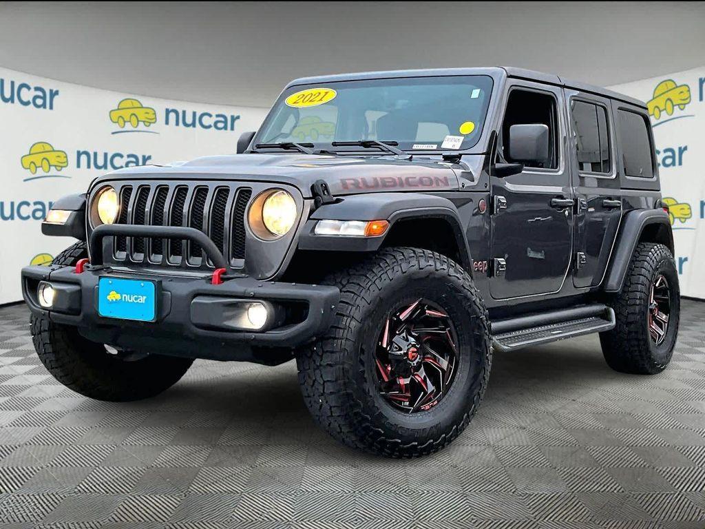 used 2021 Jeep Wrangler Unlimited car, priced at $33,887