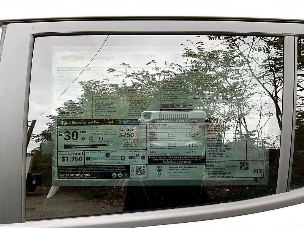 new 2025 Chevrolet Trax car, priced at $24,530