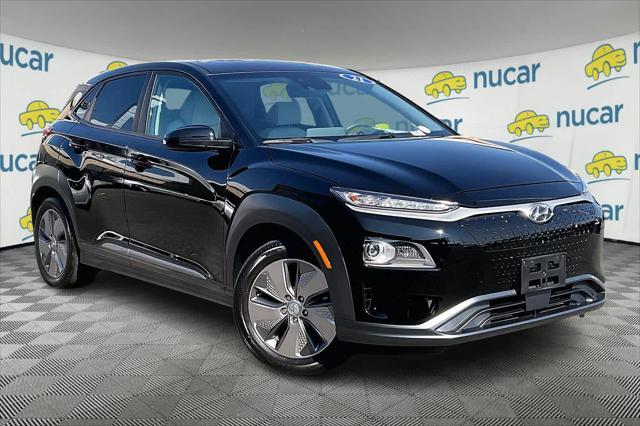 used 2021 Hyundai Kona EV car, priced at $20,122