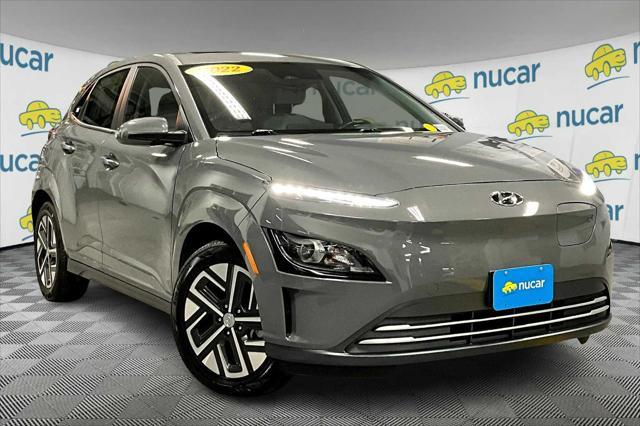 used 2022 Hyundai Kona EV car, priced at $18,900