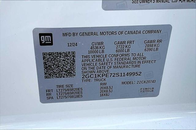 new 2025 Chevrolet Silverado 2500 car, priced at $73,145