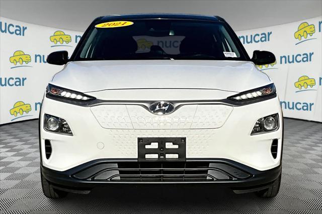 used 2021 Hyundai Kona EV car, priced at $17,457