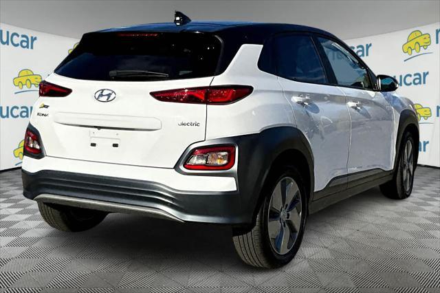 used 2021 Hyundai Kona EV car, priced at $17,457