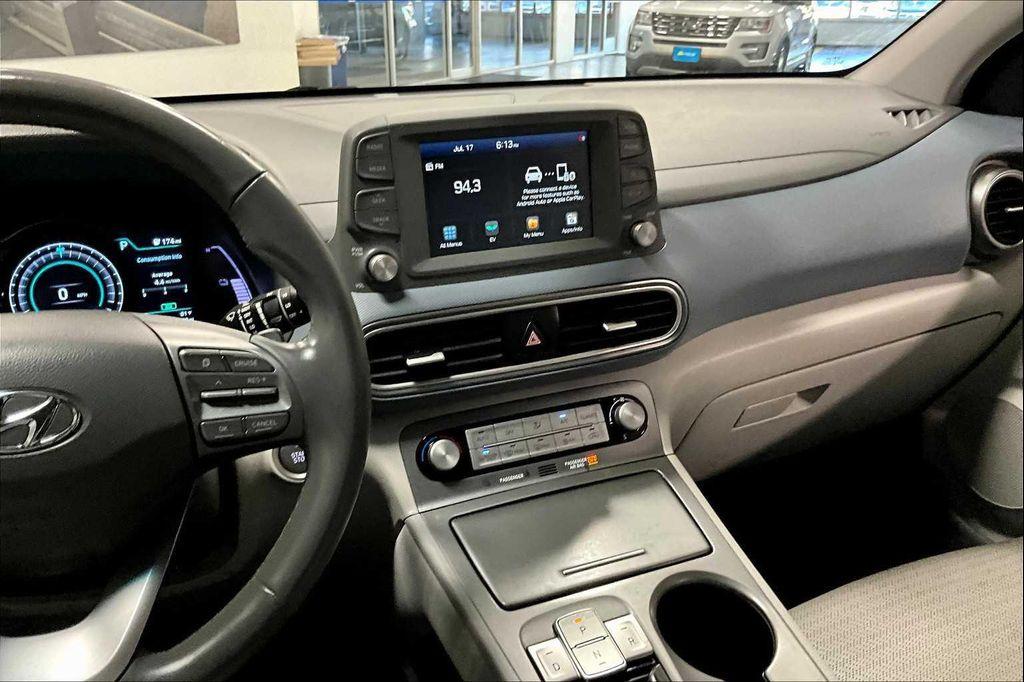 used 2021 Hyundai Kona EV car, priced at $17,995