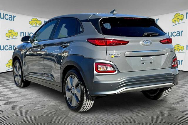 used 2021 Hyundai Kona EV car, priced at $16,488