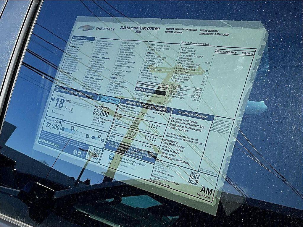 new 2025 Chevrolet Silverado 1500 car, priced at $54,285