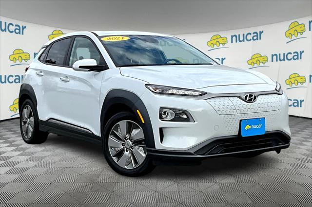 used 2021 Hyundai Kona EV car, priced at $16,401