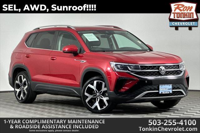 used 2022 Volkswagen Taos car, priced at $22,487