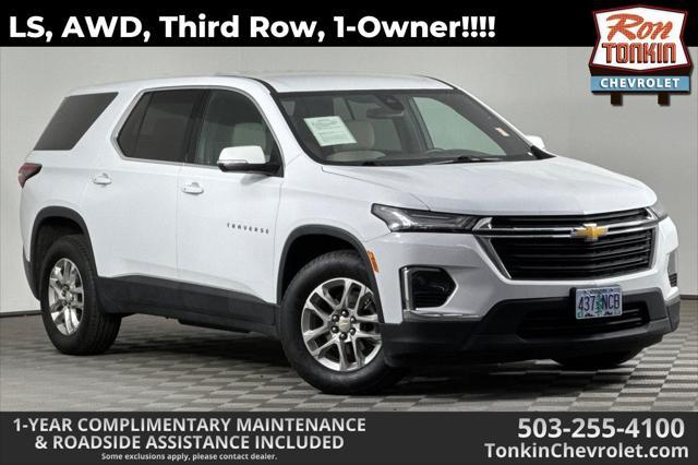 used 2022 Chevrolet Traverse car, priced at $27,995