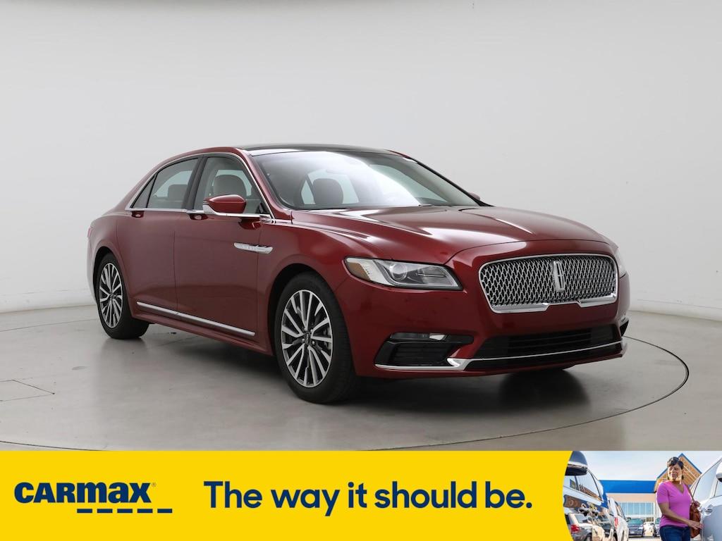 used 2017 Lincoln Continental car, priced at $27,998