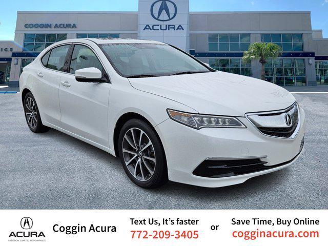 used 2015 Acura TLX car, priced at $16,705