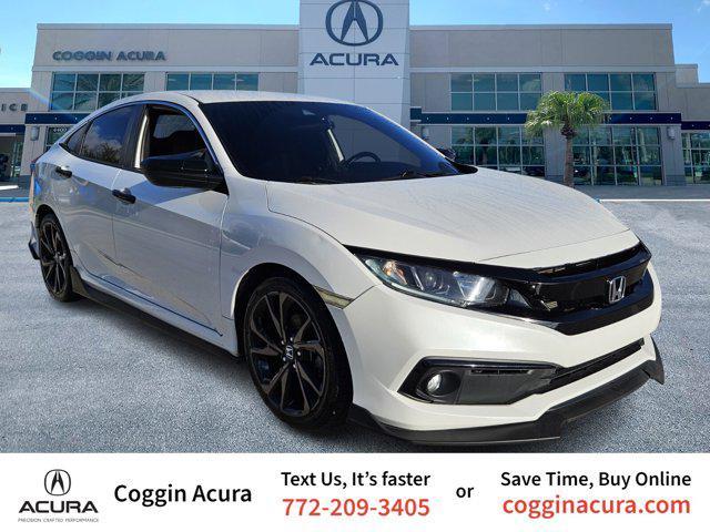 used 2020 Honda Civic car, priced at $19,740