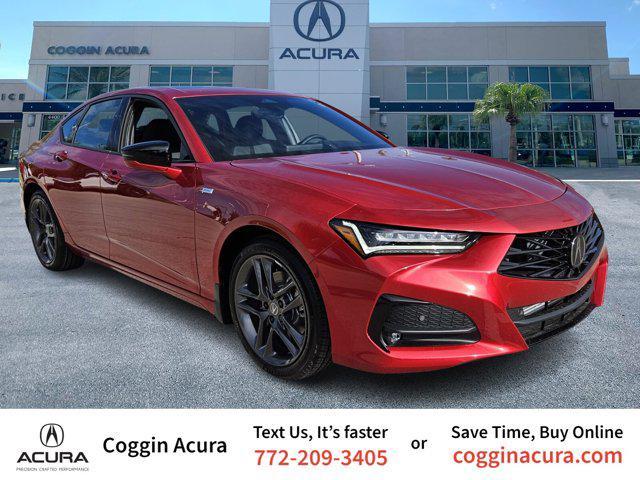 new 2025 Acura TLX car, priced at $52,195