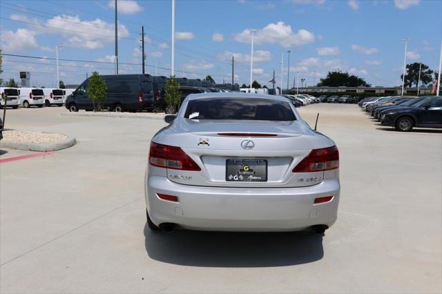 used 2010 Lexus IS 250C car, priced at $14,895