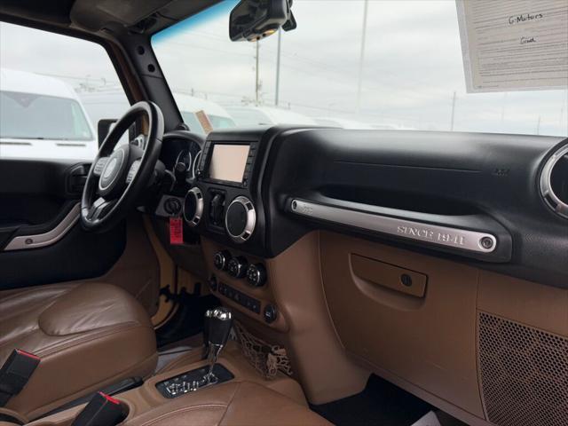used 2013 Jeep Wrangler Unlimited car, priced at $16,995