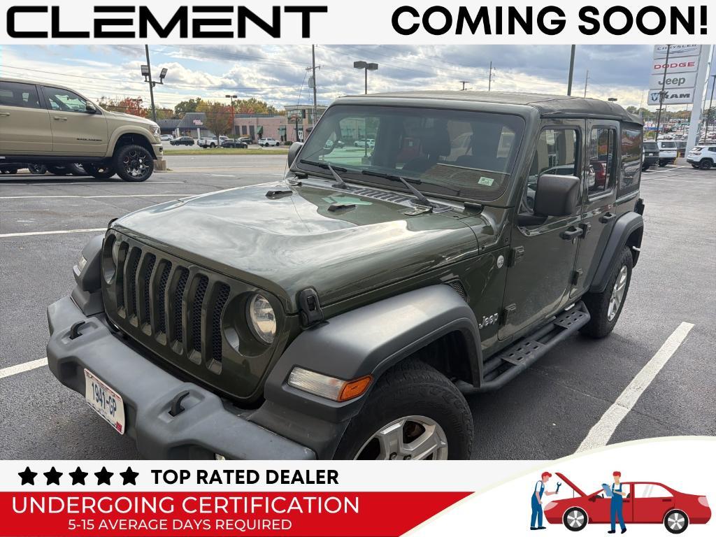 used 2021 Jeep Wrangler Unlimited car, priced at $25,484