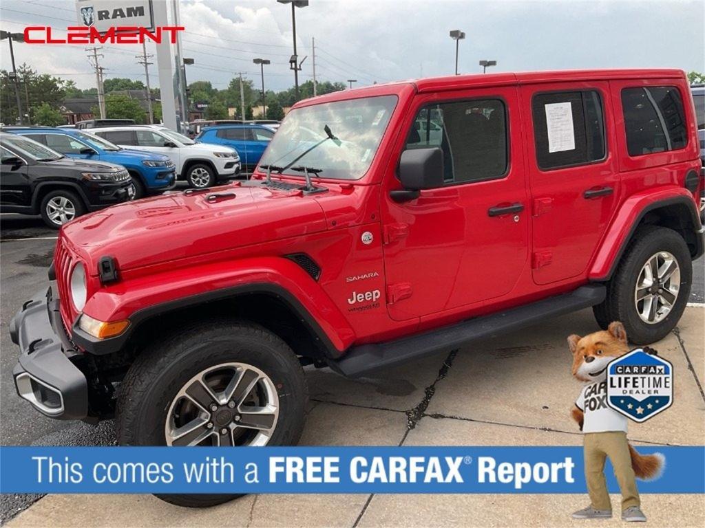 used 2021 Jeep Wrangler Unlimited car, priced at $31,574