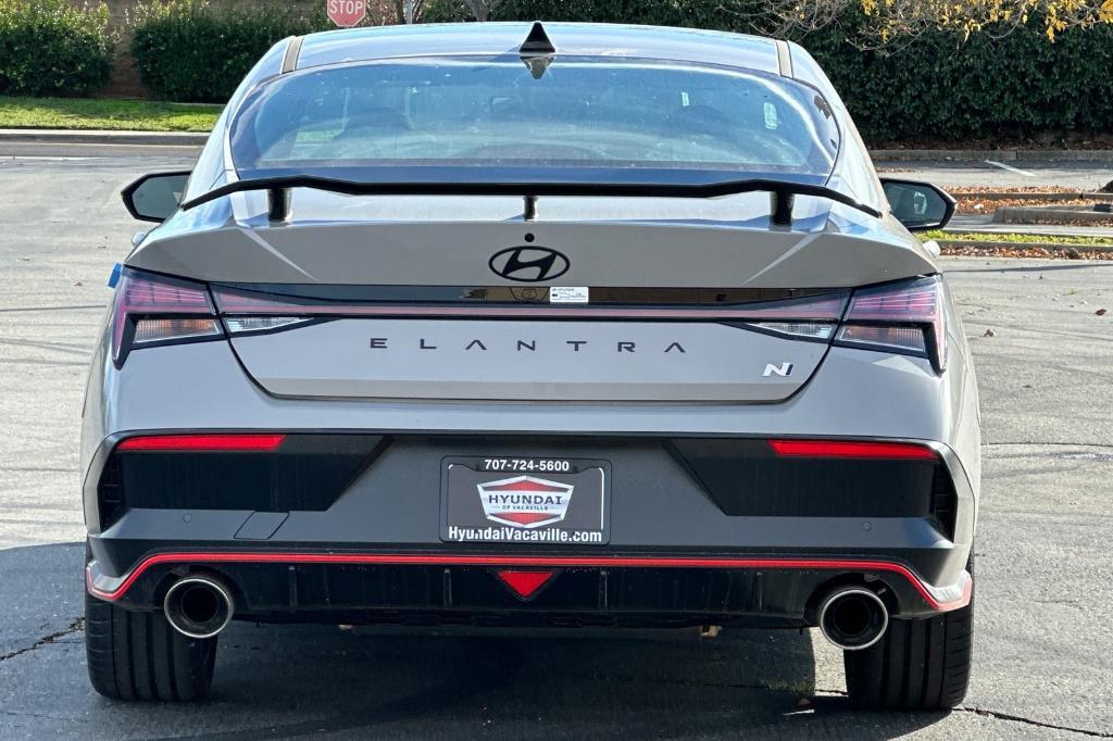 new 2025 Hyundai Elantra N car, priced at $37,190