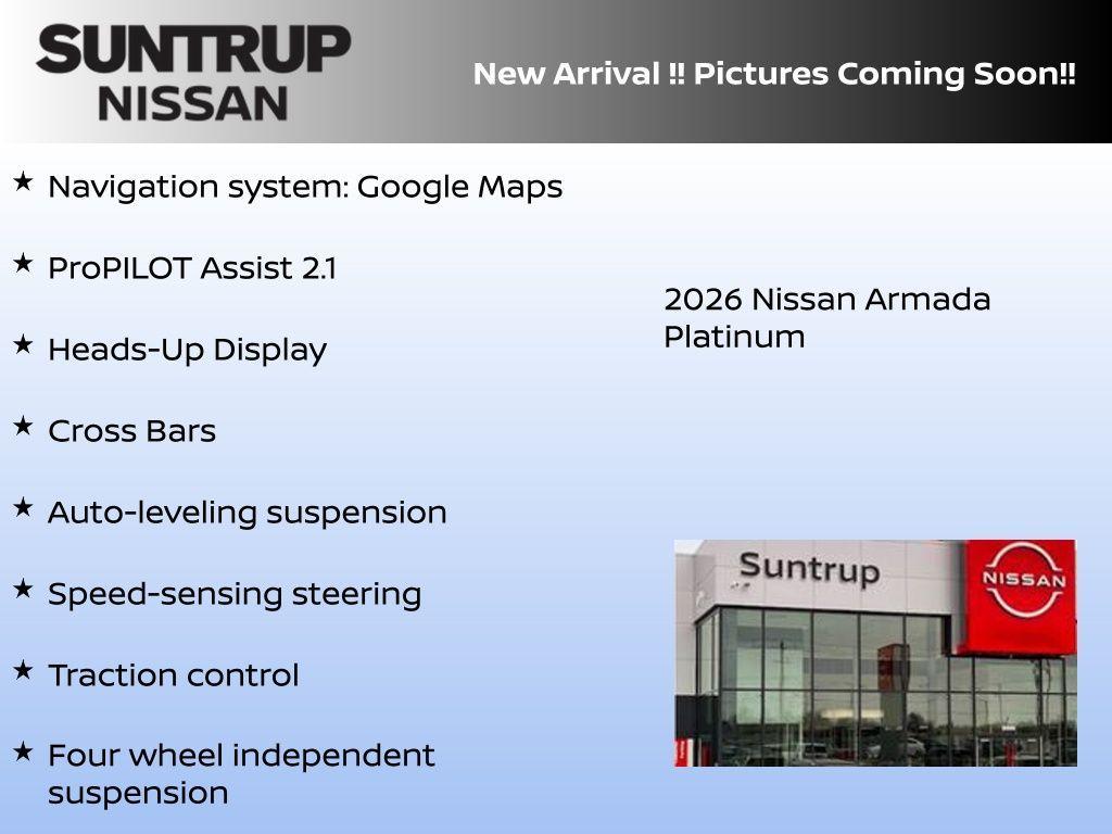 new 2026 Nissan Armada car, priced at $81,770