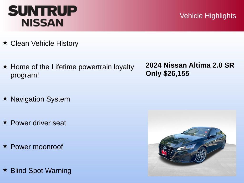 used 2024 Nissan Altima car, priced at $26,155