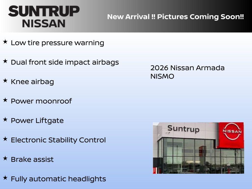 new 2026 Nissan Armada car, priced at $83,035