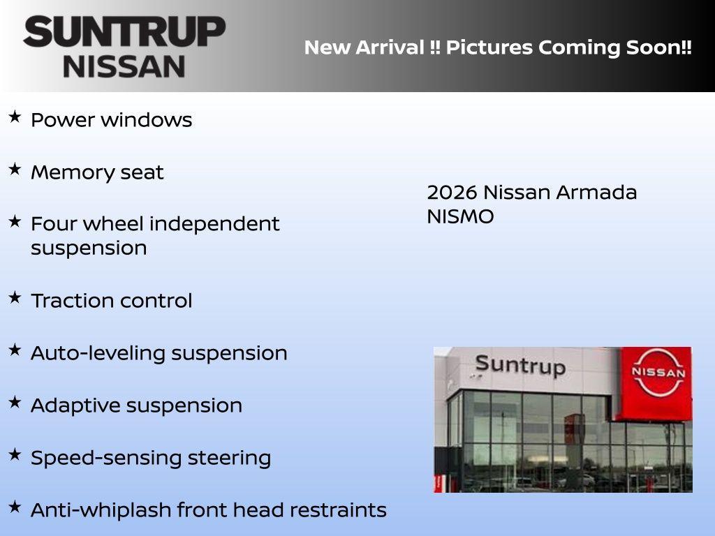 new 2026 Nissan Armada car, priced at $83,035