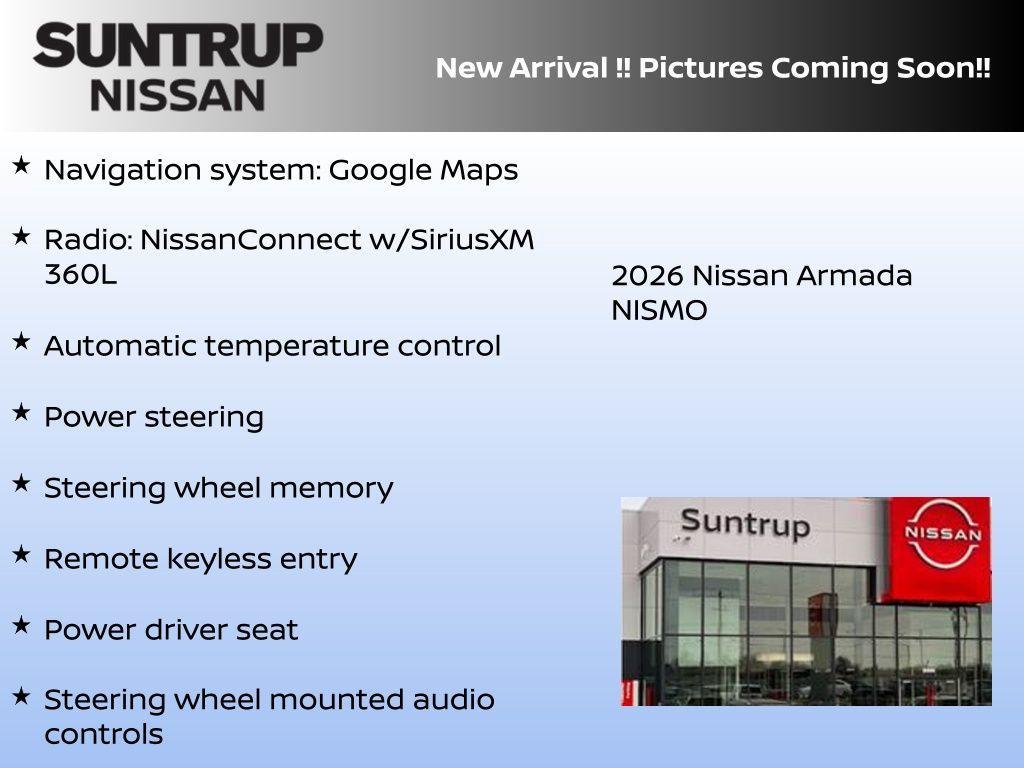 new 2026 Nissan Armada car, priced at $83,035