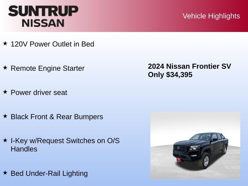 used 2024 Nissan Frontier car, priced at $34,395