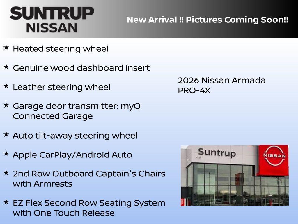 new 2026 Nissan Armada car, priced at $81,000