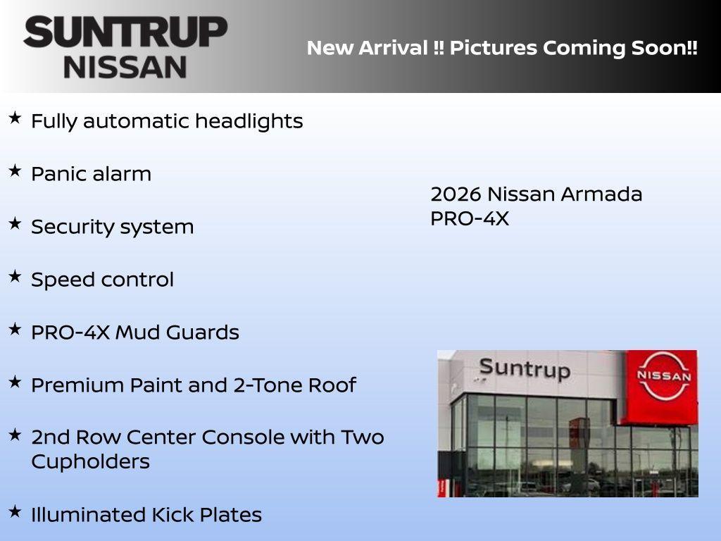 new 2026 Nissan Armada car, priced at $81,000