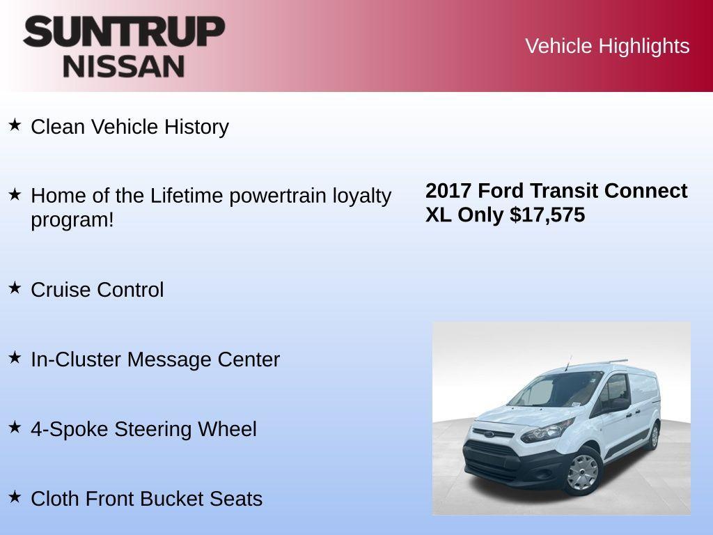 used 2017 Ford Transit Connect car, priced at $17,575