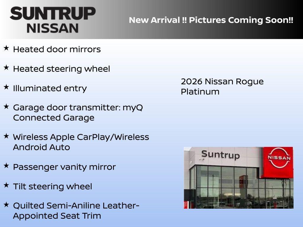 new 2026 Nissan Rogue car, priced at $37,460