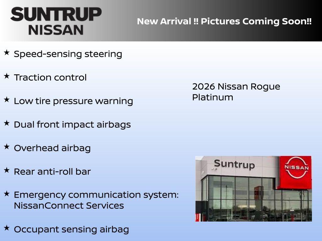 new 2026 Nissan Rogue car, priced at $37,460