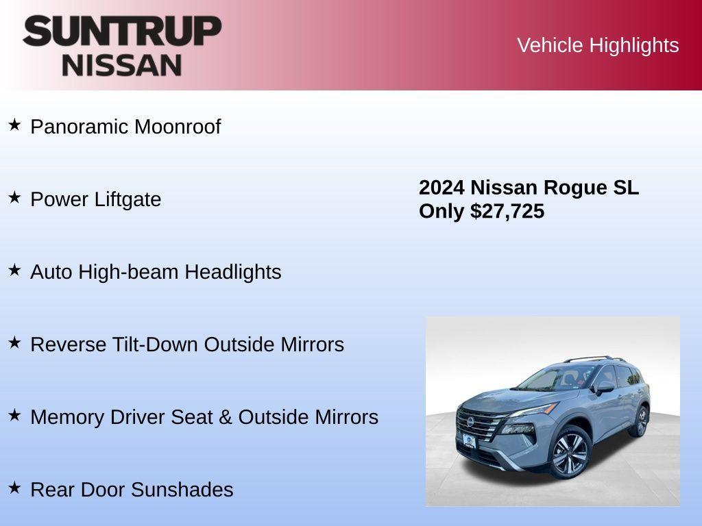 used 2024 Nissan Rogue car, priced at $27,725
