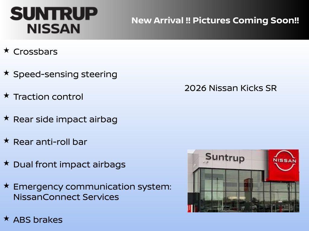 new 2026 Nissan Kicks car, priced at $32,880