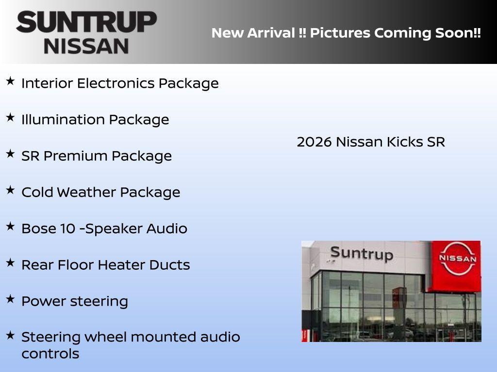 new 2026 Nissan Kicks car, priced at $32,880