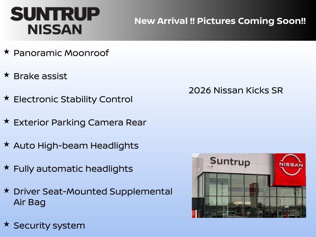 new 2026 Nissan Kicks car, priced at $32,880