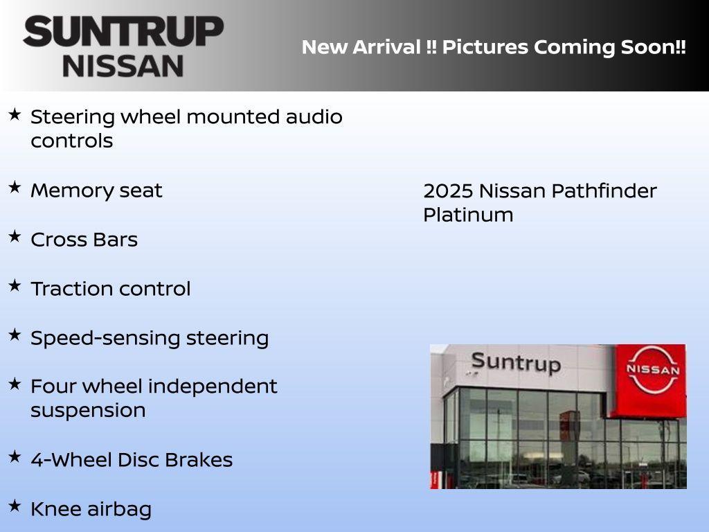 new 2025 Nissan Pathfinder car, priced at $43,554