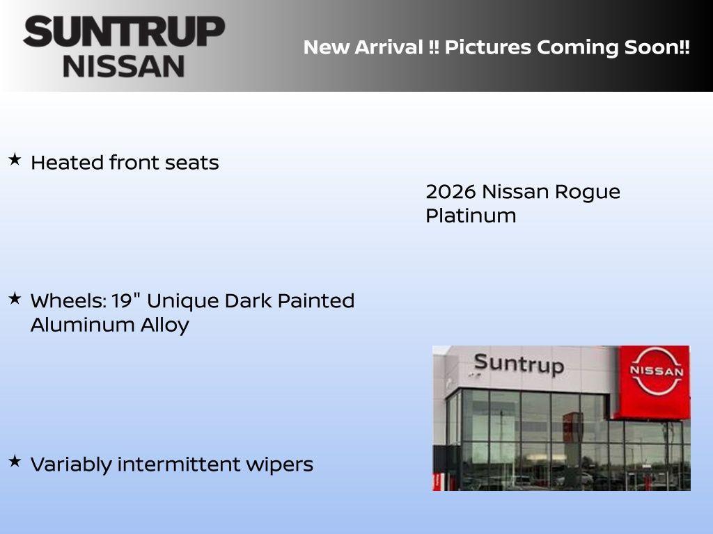 new 2026 Nissan Rogue car, priced at $37,866