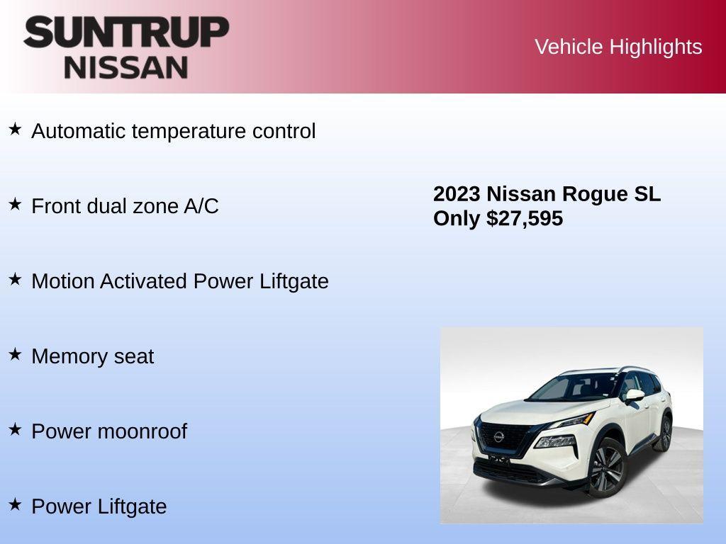used 2023 Nissan Rogue car, priced at $27,595
