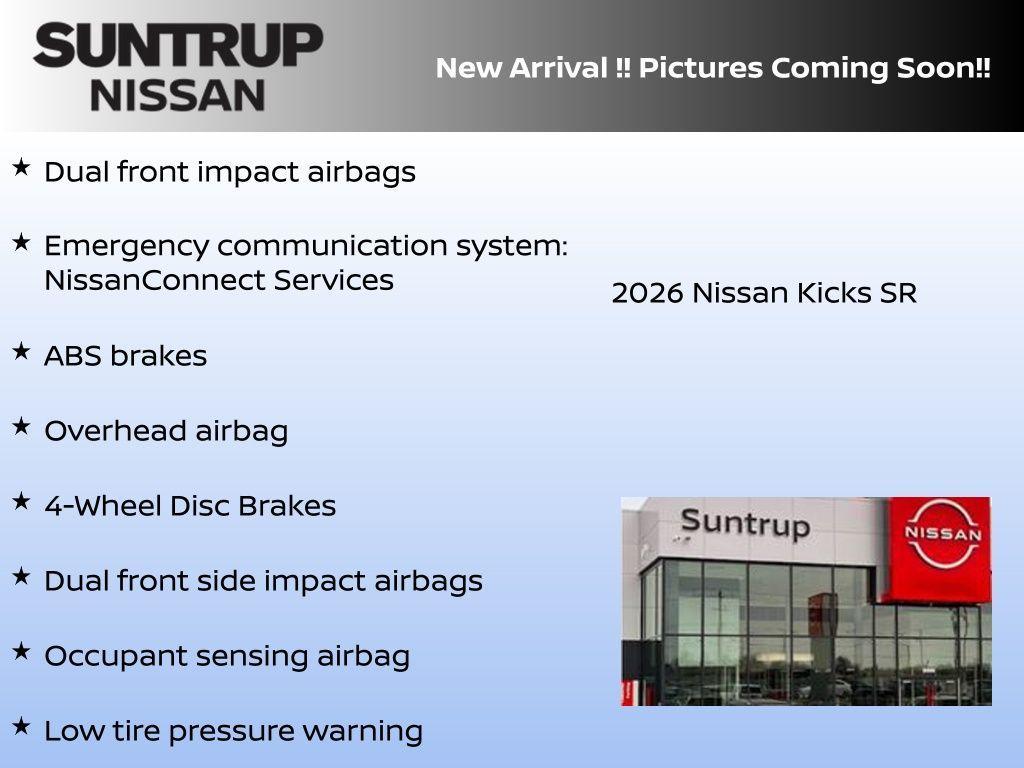 new 2026 Nissan Kicks car, priced at $29,755