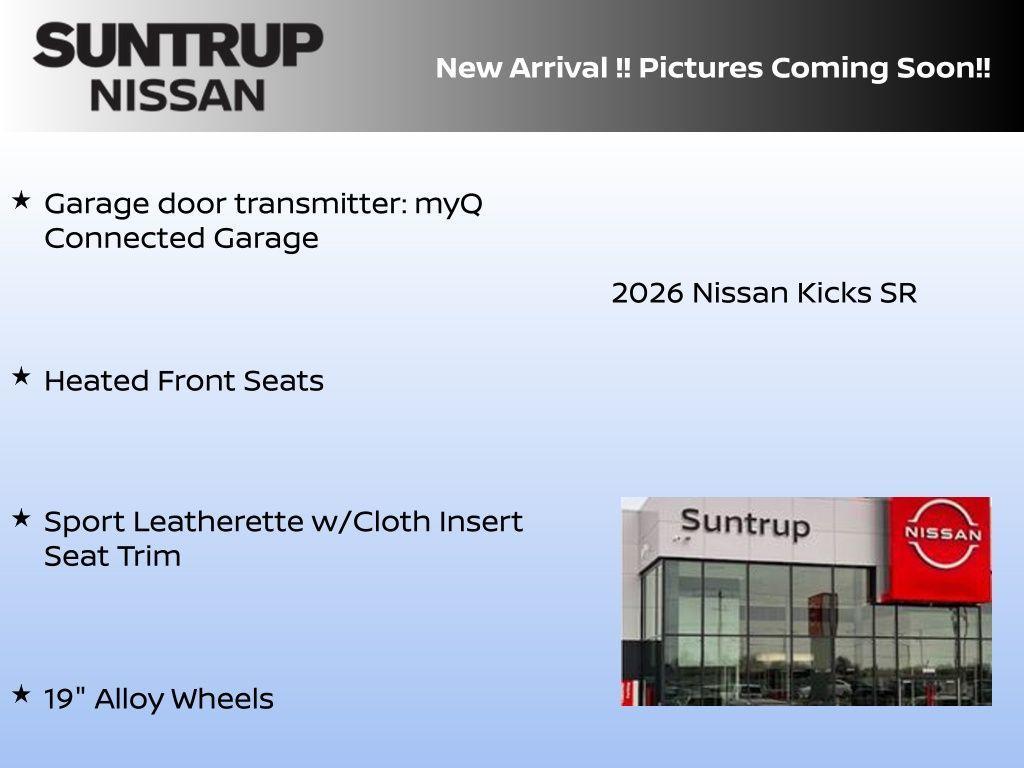 new 2026 Nissan Kicks car, priced at $29,755